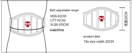 Deep Squat Workout Belt Weightlifting Hard Pull Weight-bearing Girdle Workout Devices